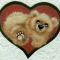 Bear in a Heart Tag