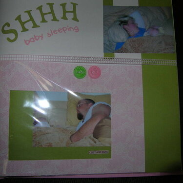 shh baby sleeping 2 page