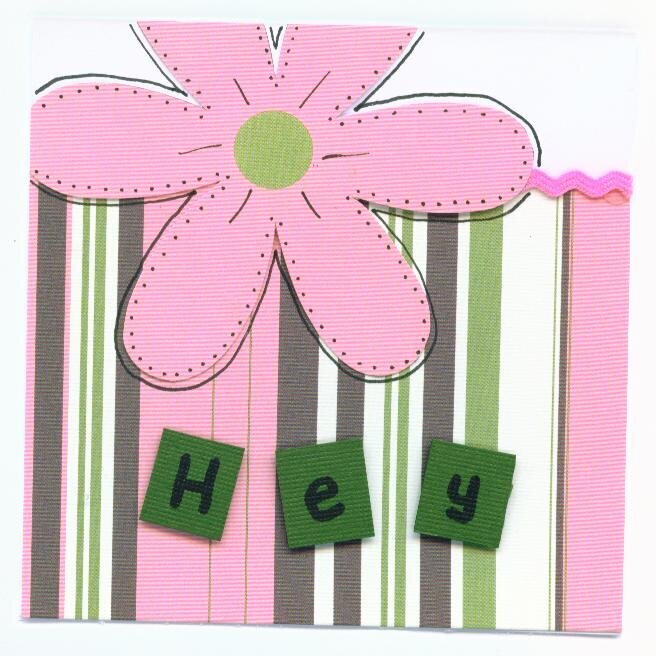 &quot;hey&quot; card