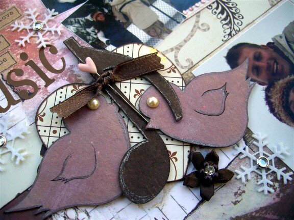 Magistical Memories Chipboard Love Birds