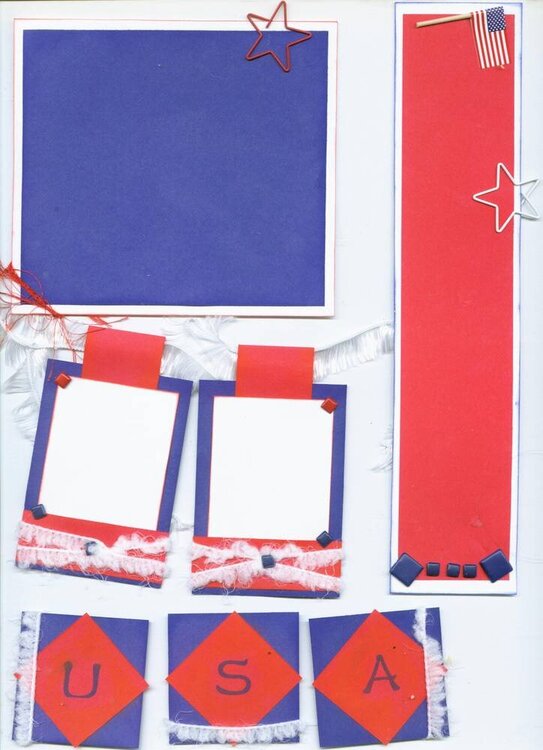 Red, White &amp;amp; Blue Page Kit