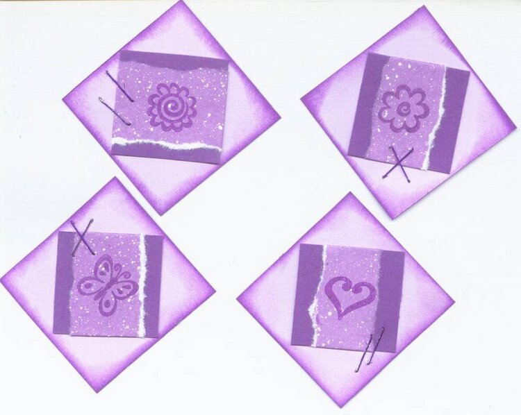 Purple Deco Squares