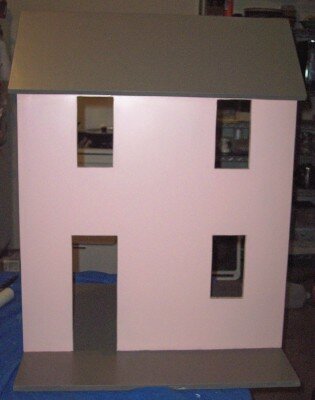 front of doll house