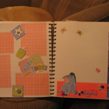 Baby book I made for my neice