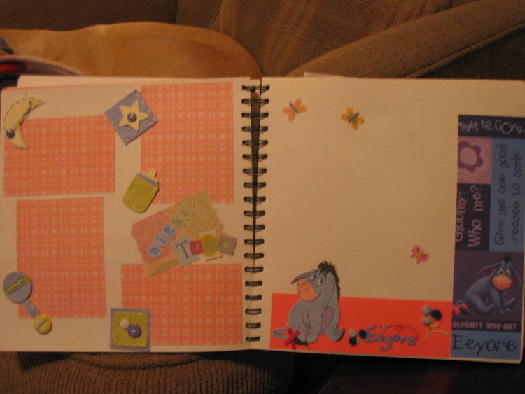 Baby book I made for my neice