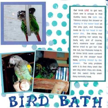 Bird Bath - right side