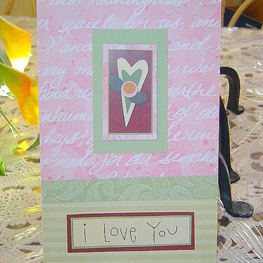 I love you card/2008