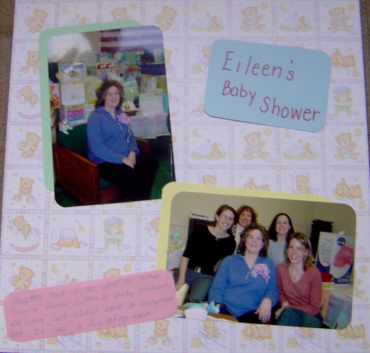 Eileens Baby shower
