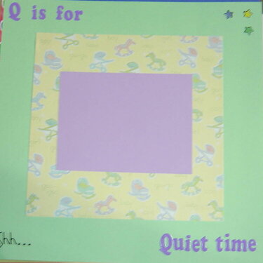 q is for quiet time