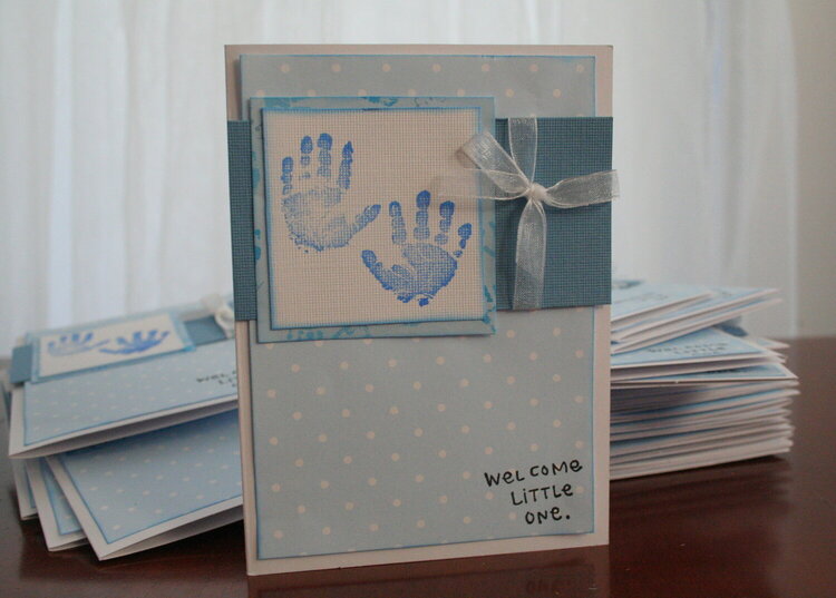 Welcome Little One. (Baby Shower invites)