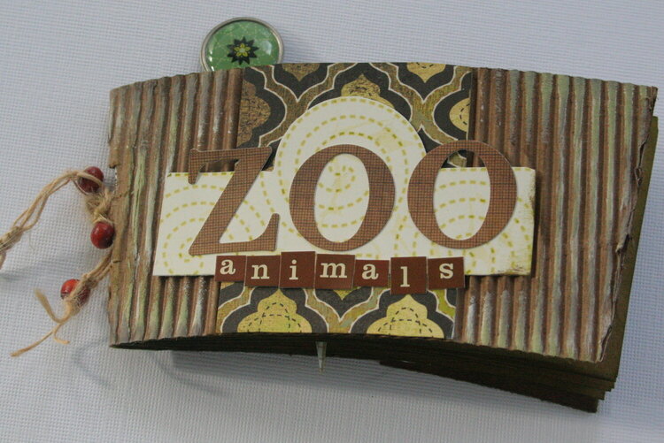 Coffee Sleeve Mini Album ~ Zoo Animals Cover