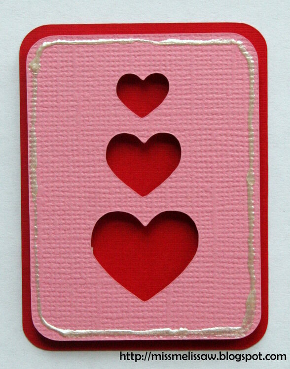Heart Trio Card