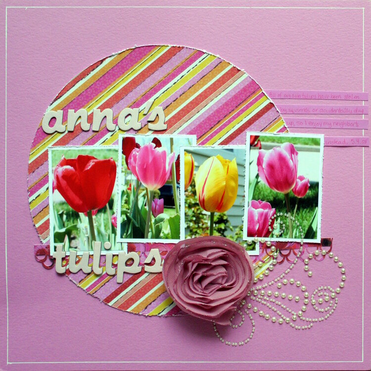 * PINK challenge * anna&#039;s tulips