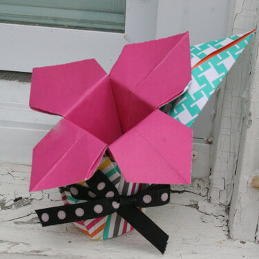 Origami Daylily