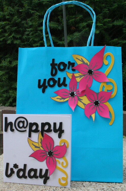 for you &amp; happy b*day card