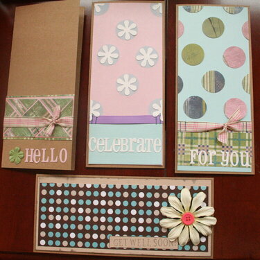 Cards for shower gifts