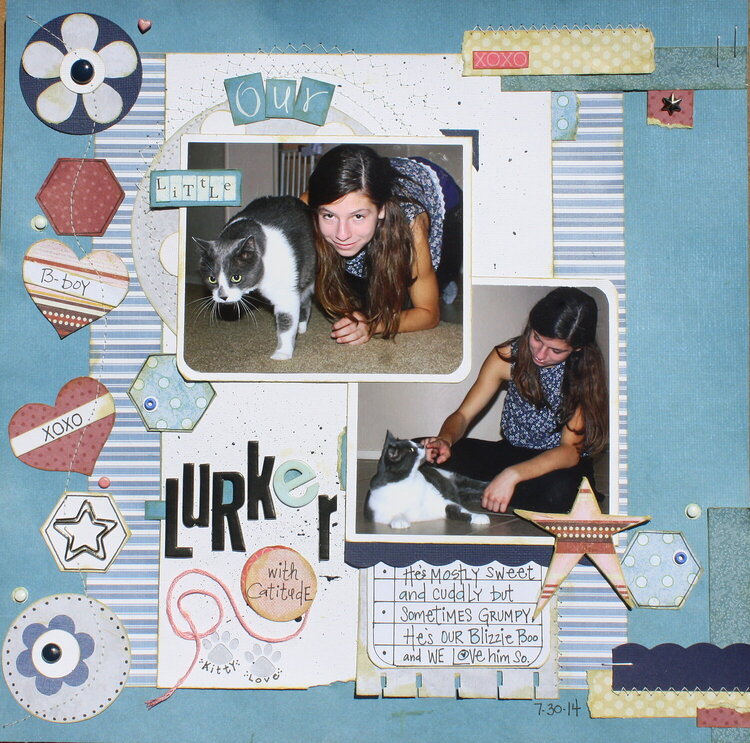 Our Little Lurker With Catitude - Scraplift of Kel.bel79