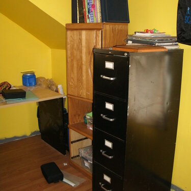 cabinet and black file