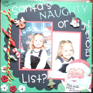 ~*~Santa&#039;s Naughty or Nice List?~*~