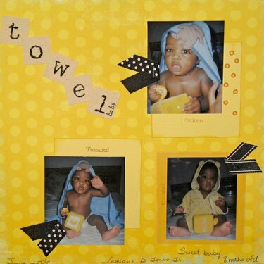 towel baby