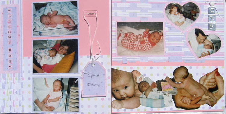 Welcome baby Layout