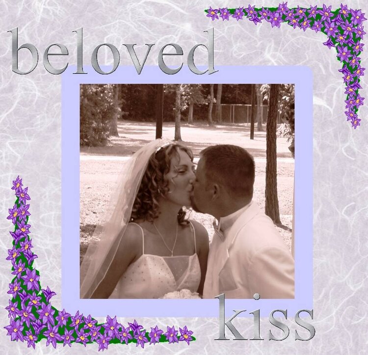 Wedding Album Kiss Page