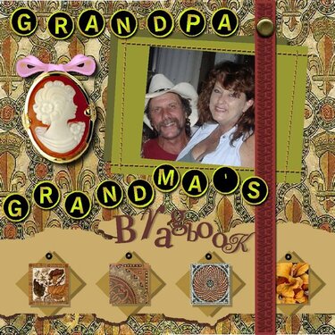 Grandpa and Grandma&#039;s Brag Book Cover