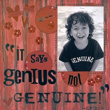 &amp;quot;It Says Genius Not Genuine!&amp;quot;