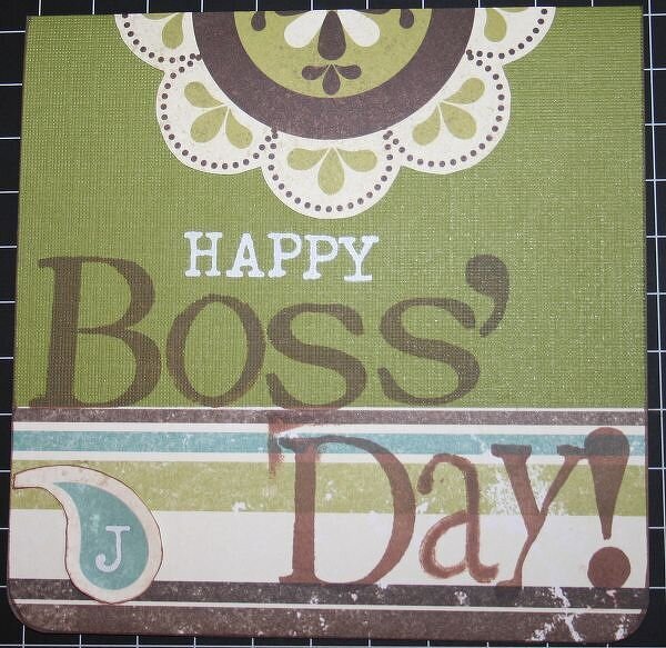 Boss&#039; Day Cards *We R Memory Keepers*