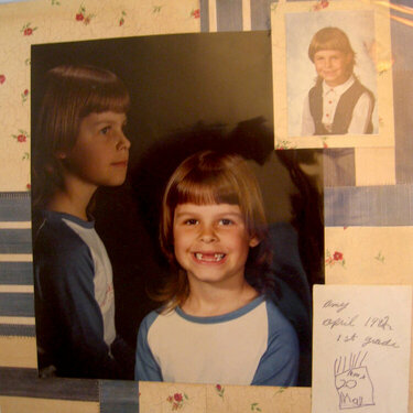 Amy 1st grade 1982