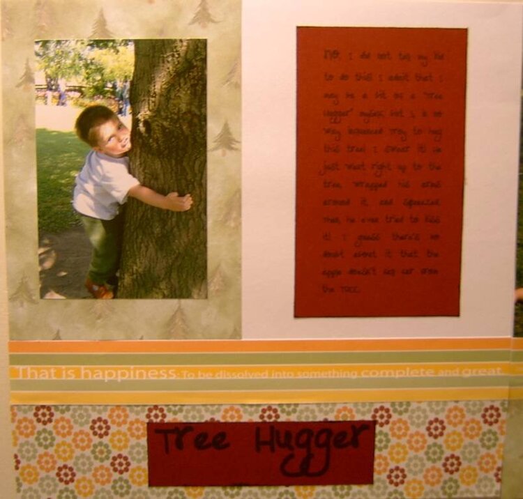 Tree Hugger - left side