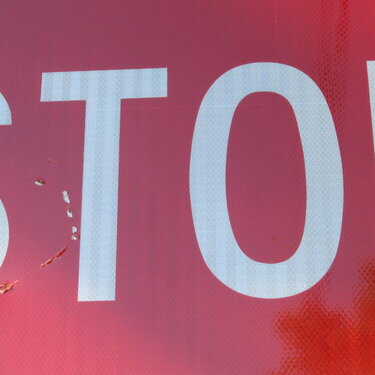 14.) Stop Sign {6 pts.}