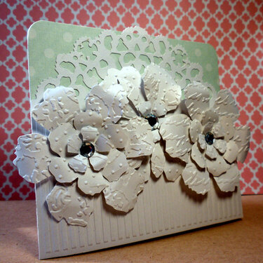 A White Flowers Card..