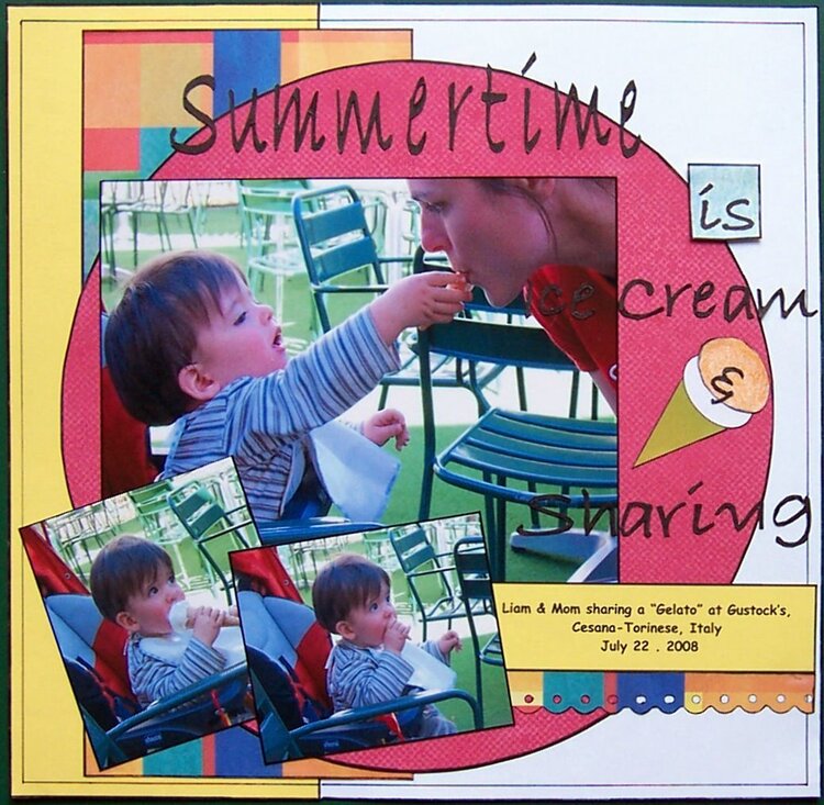 Summertime is..Ice Cream &amp; Sharing