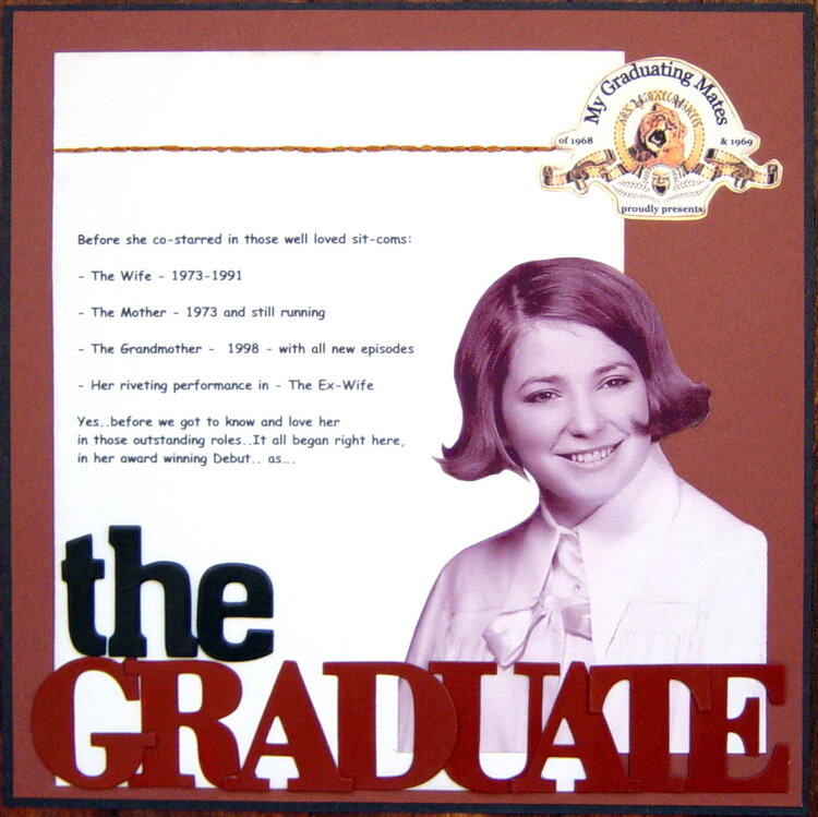 The Graduate...