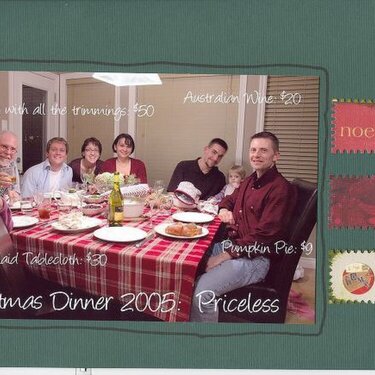 {christmas dinner 2005: priceless}