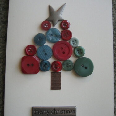 button tree with silver star