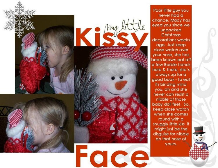 kissy face