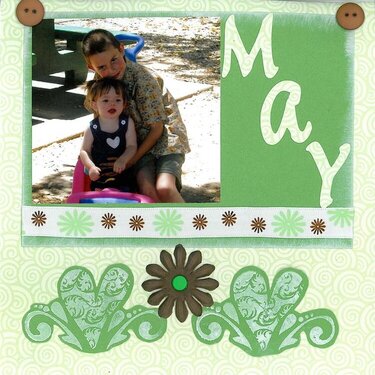 May 8x8 Calendar Page