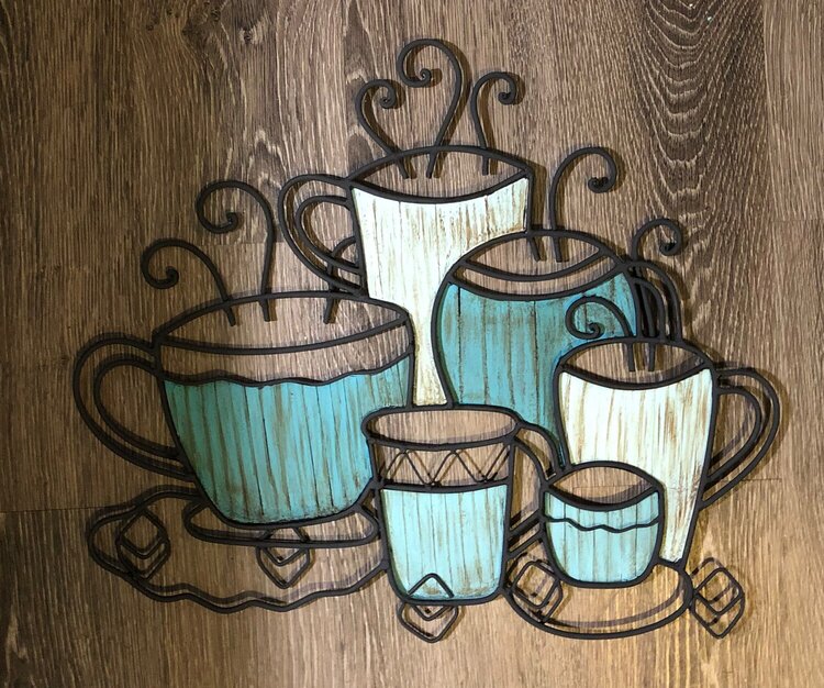 Coffee cup decor