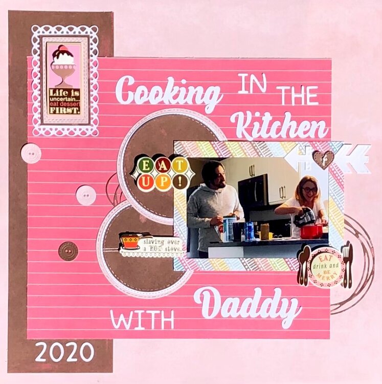 Cooking in the kitchen with Daddy - Jae 2020
