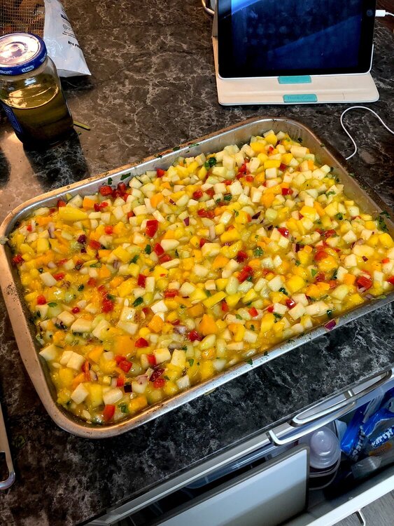 Yummy mango salsa