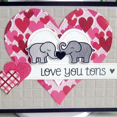 Card-love you tons