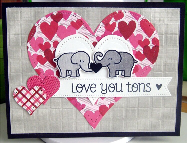 Card-love you tons