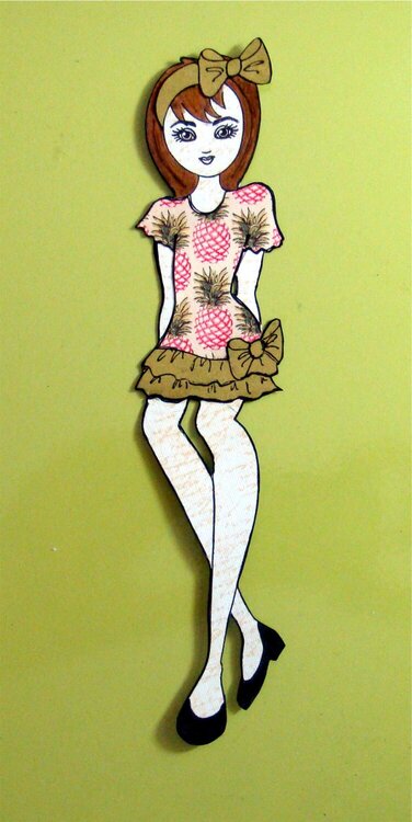 Prima doll Dita W/Peachy Keen &quot;Fasionista Face stamps