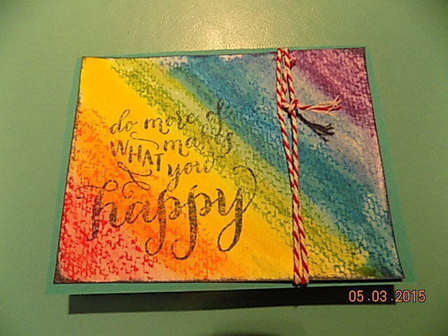 do more of what makes you happy gelatos card
