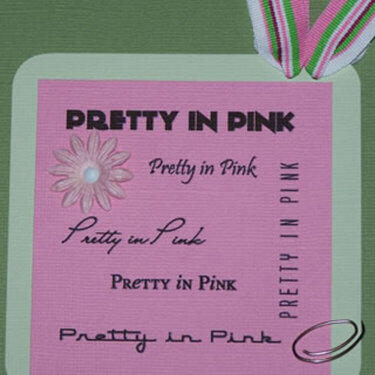 Pretty in Pink coaster