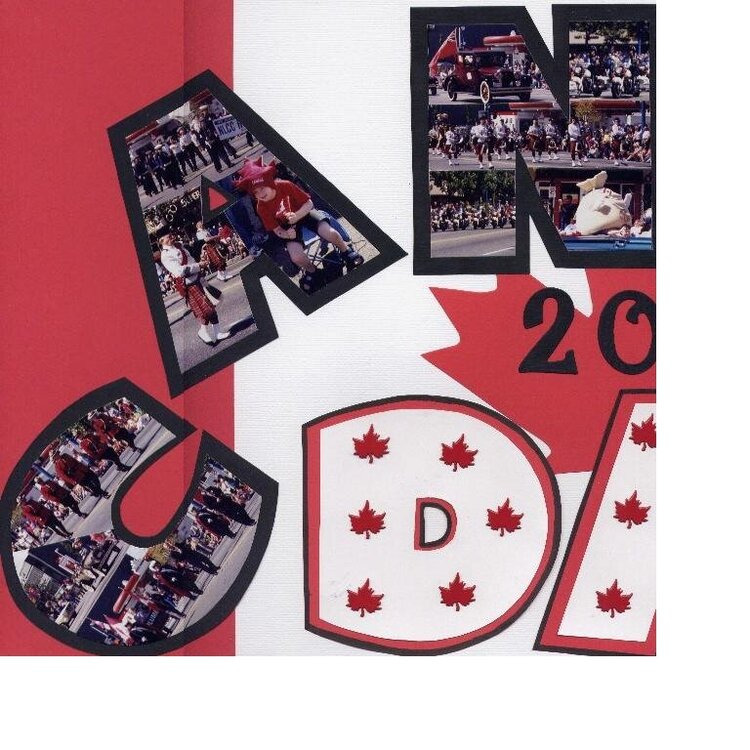 Canada Day layout 1