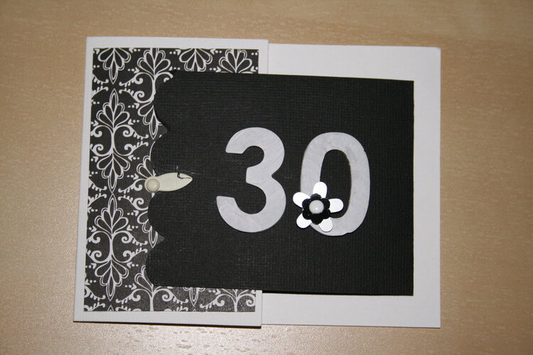 30 yers birthdaycard