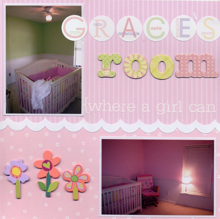 Grace&#039;s room...where a girl can be a girl.